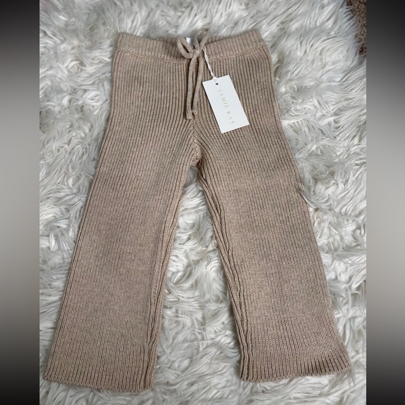 New Jamie Kay MORGAN KNIT PANT (OATMEAL MARLE) - Picture 3 of 4